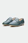 Buy_OROH_Green Genuine Leather Walsall Flats _at_Aza_Fashions