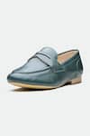 Shop_OROH_Green Genuine Leather Walsall Flats _Online_at_Aza_Fashions