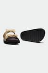 Shop_OROH_Gold Designer Bow Flats _at_Aza_Fashions