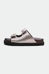 OROH_Gray Bristol Grey Designer Flats _Online_at_Aza_Fashions