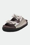 Buy_OROH_Gray Bristol Grey Designer Flats _Online_at_Aza_Fashions