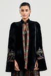 Buy_OTT_Black Sozni Evening Cape _Online_at_Aza_Fashions