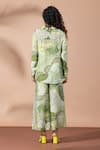 Shop_Thee Modern Roots_Green Olive Garden Co-ord Set _at_Aza_Fashions