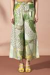 Shop_Thee Modern Roots_Green Olive Garden Co-ord Set _Online_at_Aza_Fashions