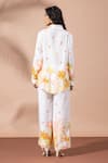 Shop_Thee Modern Roots_Sunset Ivory Palm Co-ord Set _at_Aza_Fashions