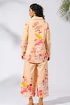 Shop_Thee Modern Roots_Pink Cotton Collared Checkered Sunset Shirt _at_Aza_Fashions