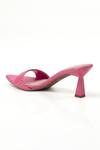 Buy_Signature Sole_Pink Fuchsia Fling Sculpted Heel Mules _Online_at_Aza_Fashions