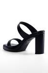 Shop Signature Sole Black Midnight Luxe Block Heel Sandals Online at Aza Fashions Shop_Signature Sole_Black Midnight Luxe Block Heel Sandals _Online_at_Aza_Fashions