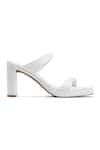 Signature Sole White Elegance Block Heel Sandals Online at Aza Fashions Signature Sole_White Elegance Block Heel Sandals _Online_at_Aza_Fashions