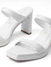 Buy Signature Sole White Elegance Block Heel Sandals Buy_Signature Sole_White Elegance Block Heel Sandals