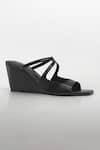 Buy Signature Sole Black Noir Wedge Heels at Aza Fashions Buy_Signature Sole_Black Noir Wedge Heels _at_Aza_Fashions