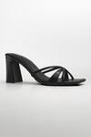 Buy_Signature Sole_Black Ebon Luxe Strappy Heels _at_Aza_Fashions