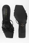 Shop_Signature Sole_Black Ebon Luxe Strappy Heels _at_Aza_Fashions