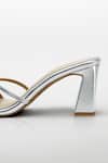 Signature Sole Silver Criss-cross Heels Online at Aza Fashions Signature Sole_Silver Criss-cross Heels _Online_at_Aza_Fashions