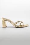 Shop_Signature Sole_Gold Criss-cross Heels _Online_at_Aza_Fashions