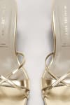 Buy_Signature Sole_Gold Criss-cross Heels 