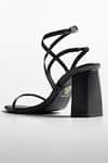 Signature Sole Black Sculpted Noir Strappy Heels at Aza Fashions Signature Sole_Black Sculpted Noir Strappy Heels _at_Aza_Fashions