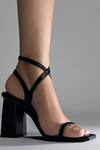 Buy Signature Sole Black Sculpted Noir Strappy Heels at Aza Fashions Buy_Signature Sole_Black Sculpted Noir Strappy Heels _at_Aza_Fashions