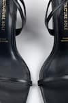 Buy Signature Sole Black Sculpted Noir Strappy Heels Buy_Signature Sole_Black Sculpted Noir Strappy Heels