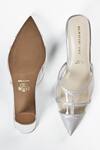 Shop_Signature Sole_Silver Glitter Pointed Toe Block Heels _at_Aza_Fashions