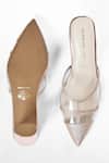 Shop_Signature Sole_Gold Glitter Pointed Toe Block Heels _at_Aza_Fashions