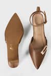 Shop_Signature Sole_Brown Tan Pointed-toe Block Heels _at_Aza_Fashions