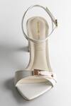 Signature Sole_White Buckle Strap Block Heels _Online_at_Aza_Fashions