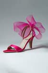Buy_Signature Sole_Fuchsia Bloom Satin And Sheer Heels _at_Aza_Fashions