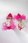 Shop_Signature Sole_Fuchsia Bloom Satin And Sheer Heels _at_Aza_Fashions