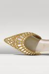 Signature Sole_Golden Mirage Luxe Cutwork Mules _at_Aza_Fashions