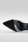 Buy_Signature Sole_Black Beaded Pointed Mules 