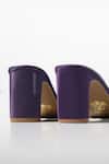Signature Sole_Purple Crystal Embellished Pointed Mules _Online_at_Aza_Fashions