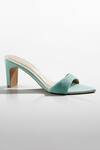 Buy_Signature Sole_Blue Crystals Mint Luxe Heels _at_Aza_Fashions