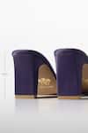 Signature Sole_Crystal Embellished Purple Mules _Online_at_Aza_Fashions
