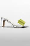 Shop_Signature Sole_Green Celeste Bow Lime Luxe Heels _Online_at_Aza_Fashions