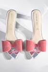 Signature Sole_Peach Blush Bow Candy Pink Heels _at_Aza_Fashions