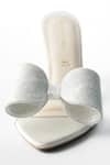 Shop_Signature Sole_White Crystal Bow Heels _Online_at_Aza_Fashions