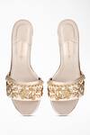 Signature Sole_Gold Designer Heels _Online_at_Aza_Fashions