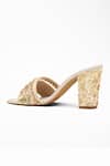 Buy_Signature Sole_Gold Designer Heels _Online_at_Aza_Fashions