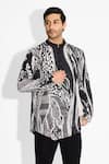 Buy_SHASHA GABA_Designer Black Short Kurta _at_Aza_Fashions