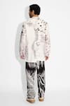 Shop_SHASHA GABA_Dots Print Ivory Short Kurta _at_Aza_Fashions
