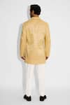 Shop_SHASHA GABA_Sundrop Yellow Bandhgala _at_Aza_Fashions