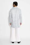 Shop_SHASHA GABA_Gray Orbs And Waves Dove Grey Kurta _at_Aza_Fashions