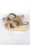 Shop_Fuchsia_Gold Designer Glow Wedges _Online_at_Aza_Fashions