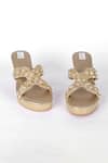 Shop_Fuchsia_Gold Designer Glow Wedges _at_Aza_Fashions