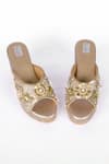 Shop_Fuchsia_Designer Golden Glow Heels _at_Aza_Fashions