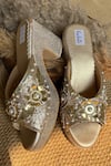 Buy_Fuchsia_Designer Golden Glow Heels _at_Aza_Fashions