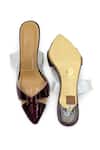 Shop_Devano_Maroon Ella Glass Mules _Online_at_Aza_Fashions