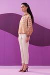 Buy_Pleats by Aruni_Brown Angna Top _Online_at_Aza_Fashions