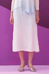 Shop_Pleats by Aruni_White Blue Clarey Skirt Set _Online_at_Aza_Fashions
